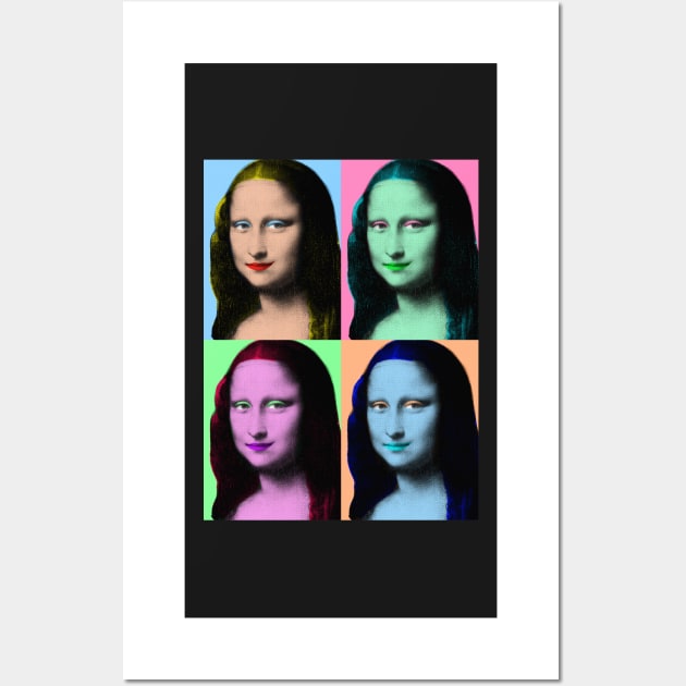 Pop Art Mona Lisa Wall Art by ArtOfSilentium